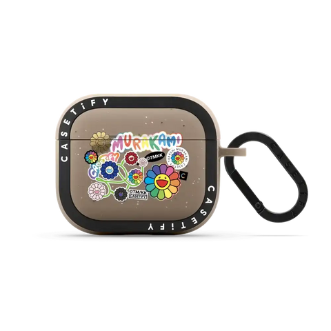 FLOWERS STICKER MANIA EARBUDS CASE
