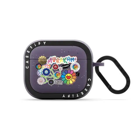 FLOWERS STICKER MANIA EARBUDS CASE