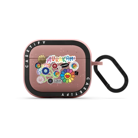 FLOWERS STICKER MANIA EARBUDS CASE