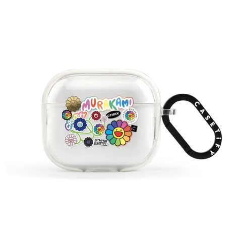 FLOWERS STICKER MANIA EARBUDS CASE