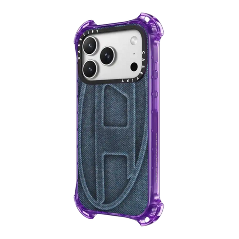 Blue Denim Oval D Case