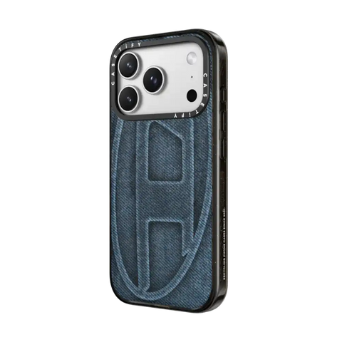 Blue Denim Oval D Case