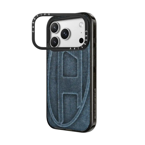 Blue Denim Oval D Case