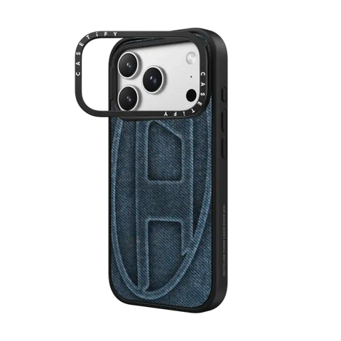 Blue Denim Oval D Case