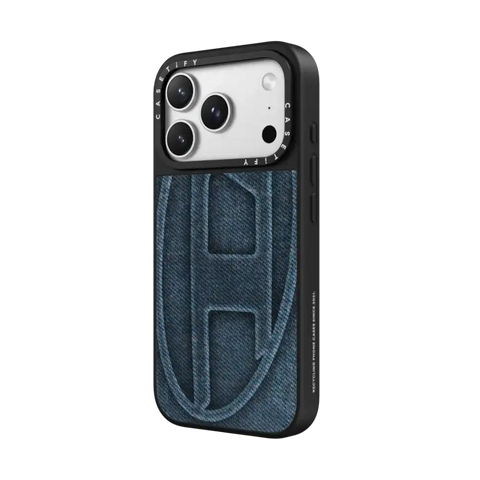 Blue Denim Oval D Case