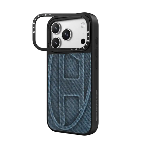 Blue Denim Oval D Case