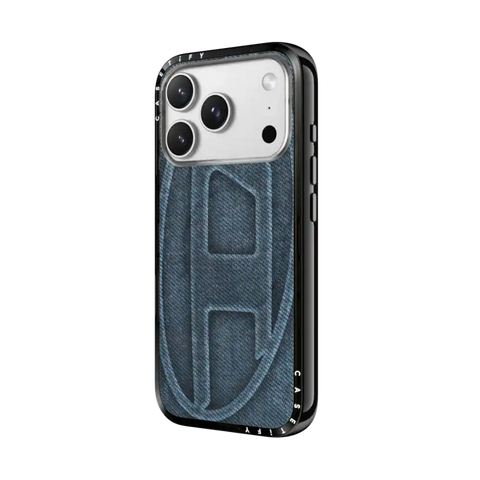 Blue Denim Oval D Case