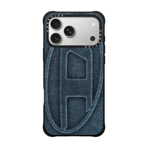 Blue Denim Oval D Case
