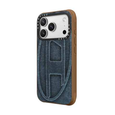 Blue Denim Oval D Case