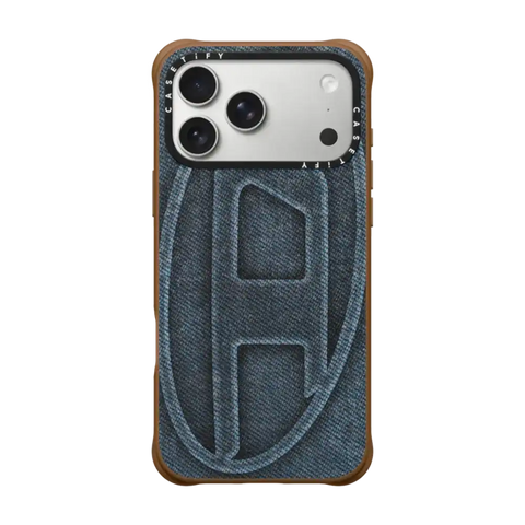 Blue Denim Oval D Case