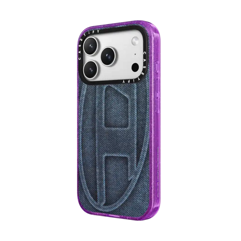 Blue Denim Oval D Case