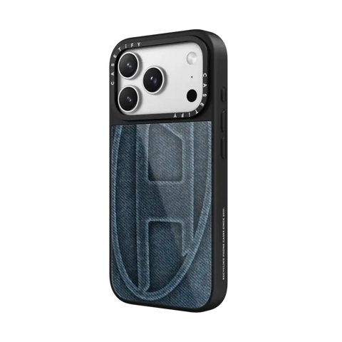 Blue Denim Oval D Case