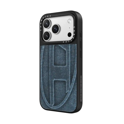 Blue Denim Oval D Case