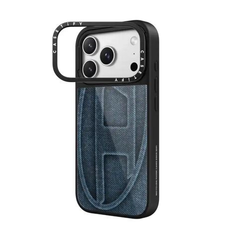 Blue Denim Oval D Case
