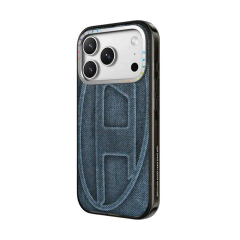 Blue Denim Oval D Case