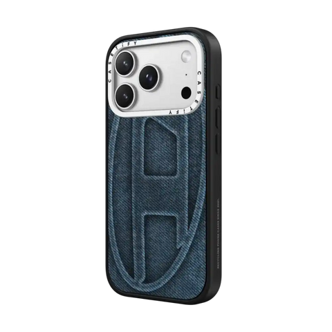 Blue Denim Oval D Case
