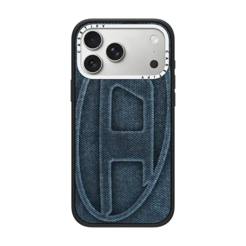 Blue Denim Oval D Case