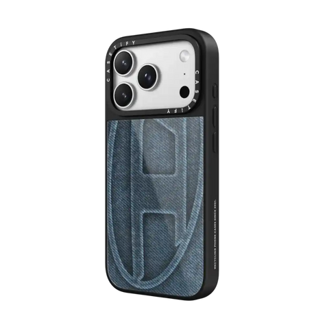 Blue Denim Oval D Case