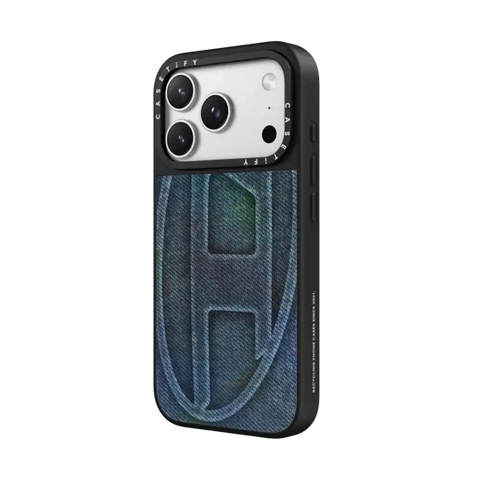 Blue Denim Oval D Case