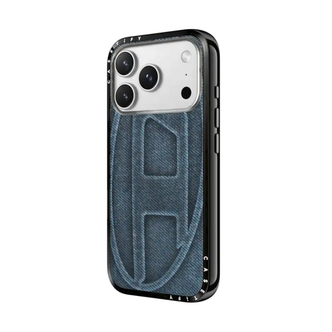 Blue Denim Oval D Case