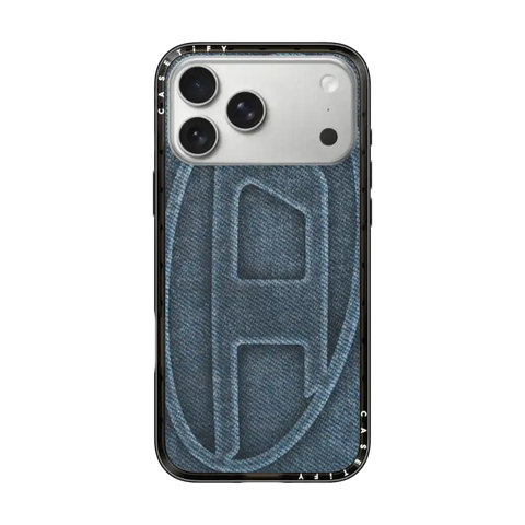 Blue Denim Oval D Case