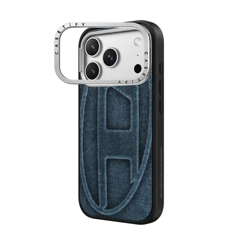 Blue Denim Oval D Case