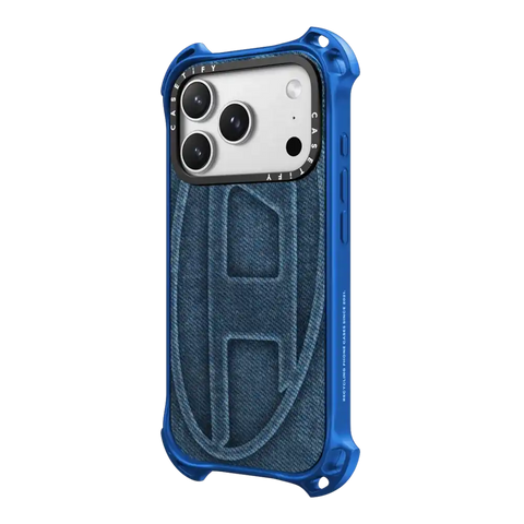 Blue Denim Oval D Case