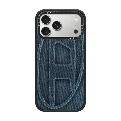 Blue Denim Oval D Case