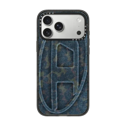 Blue Denim Oval D Case