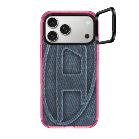 Blue Denim Oval D Case