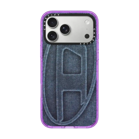 Blue Denim Oval D Case