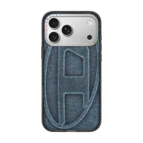 Blue Denim Oval D Case