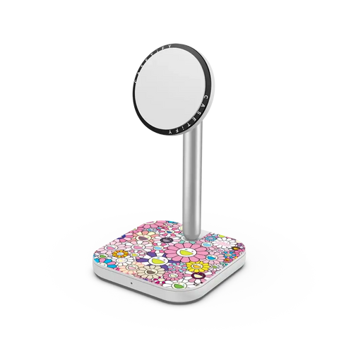 FLOWERS BLOOM (PINK) POWERTHRU 2-IN-1 CHARGING STAND