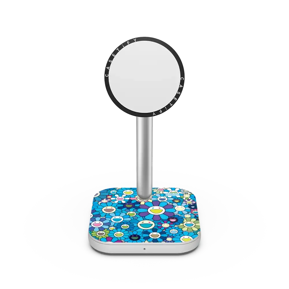 FLOWERS BLOOM (BLUE) POWERTHRU 2-IN-1 CHARGING STAND