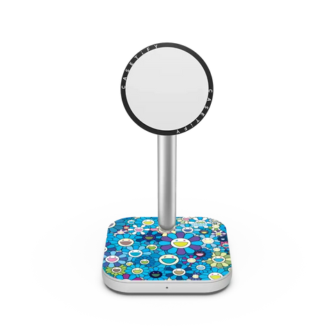 FLOWERS BLOOM (BLUE) POWERTHRU 2-IN-1 CHARGING STAND