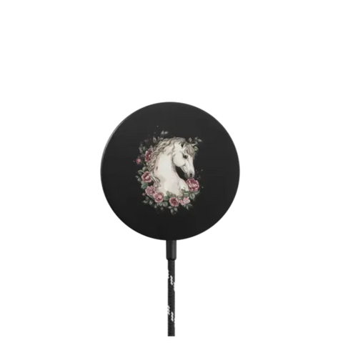 Horse and Roses
