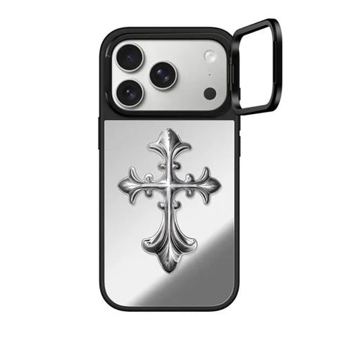 Mirror Ring Stand Case for iPhone 17 | Military Grade Protection