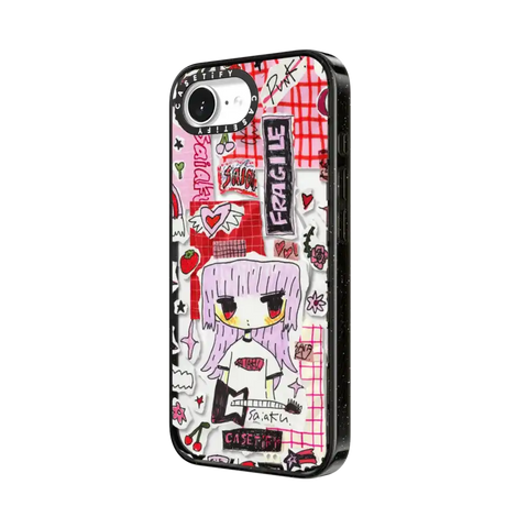 Pink Rock Collage