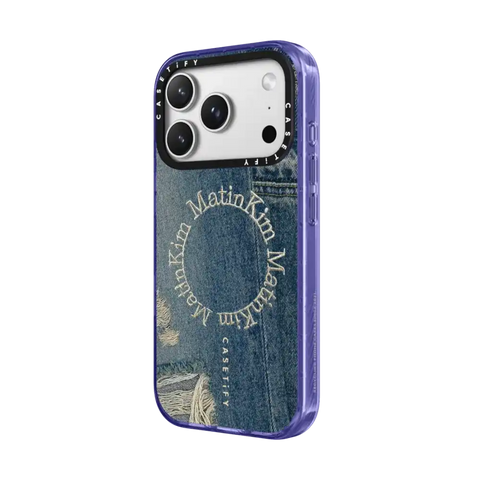 MATIN KIM DENIM CIRCLE CASE