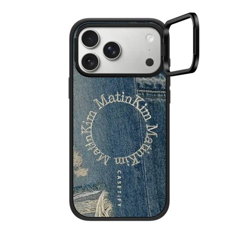 MATIN KIM DENIM CIRCLE CASE