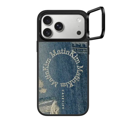 MATIN KIM DENIM CIRCLE CASE