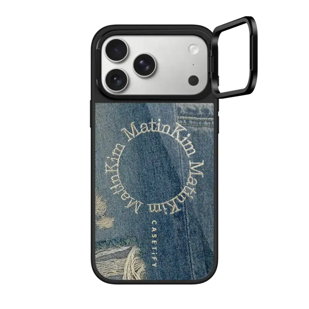 MATIN KIM DENIM CIRCLE CASE