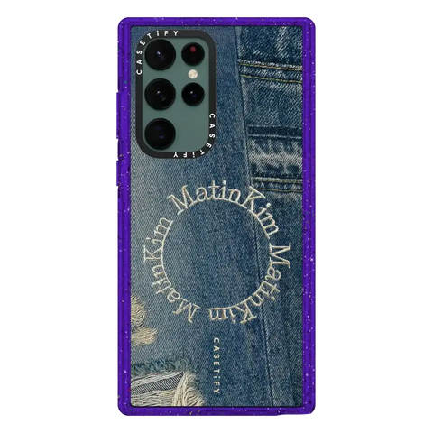 MATIN KIM DENIM CIRCLE CASE