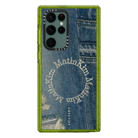 MATIN KIM DENIM CIRCLE CASE