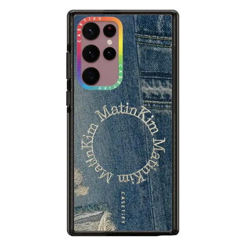 MATIN KIM DENIM CIRCLE CASE