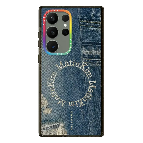 MATIN KIM DENIM CIRCLE CASE