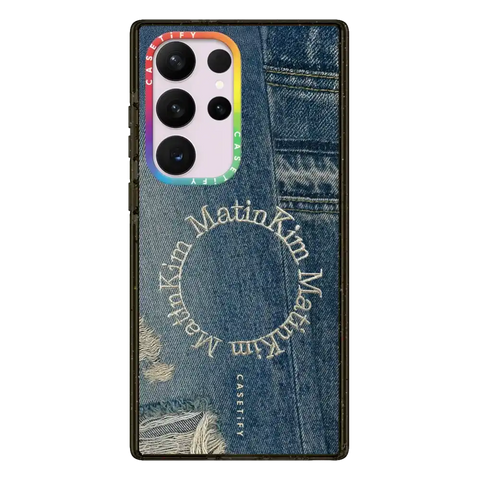 MATIN KIM DENIM CIRCLE CASE