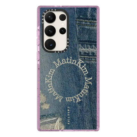 MATIN KIM DENIM CIRCLE CASE