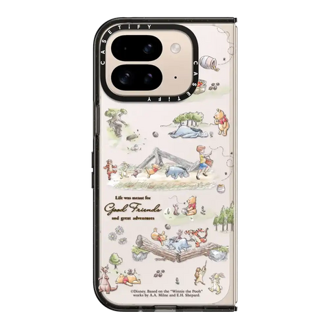 Winnie The Pooh Map Medley Phone Case