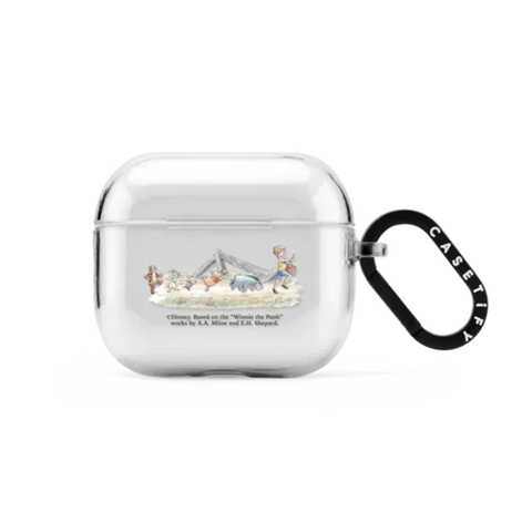 Winnie The Pooh & Friends Walk Along Together Earbuds Case
